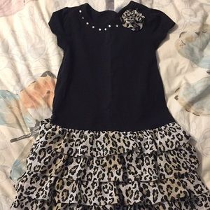 Gymboree cheetah print dress. size 6